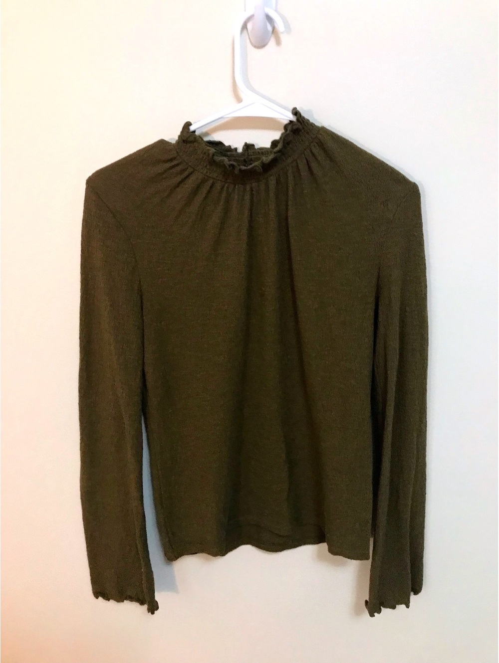 Madewell Texture & Thread Olive Mockneck